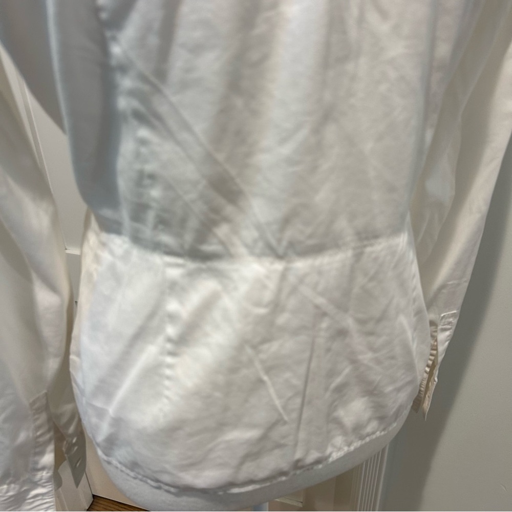 Theory White Button Down Shirt - image 7